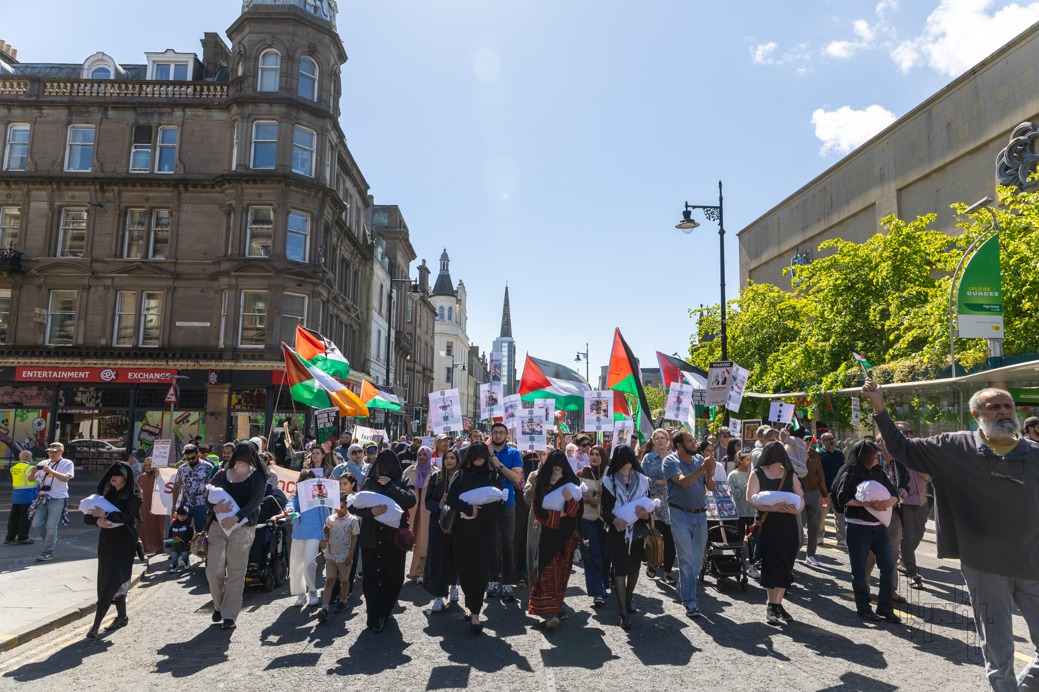Protesters Marching