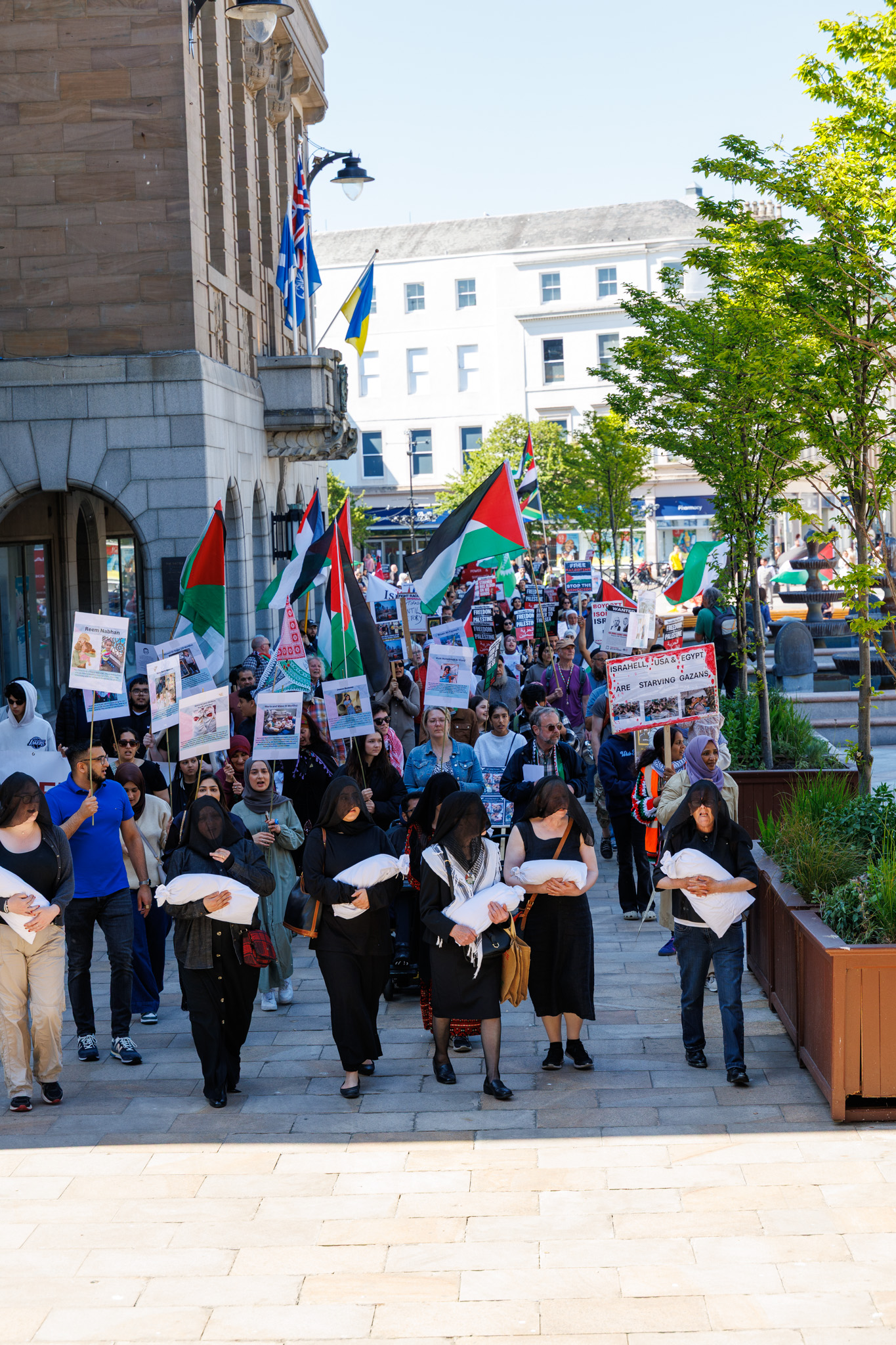 Protesters Marching