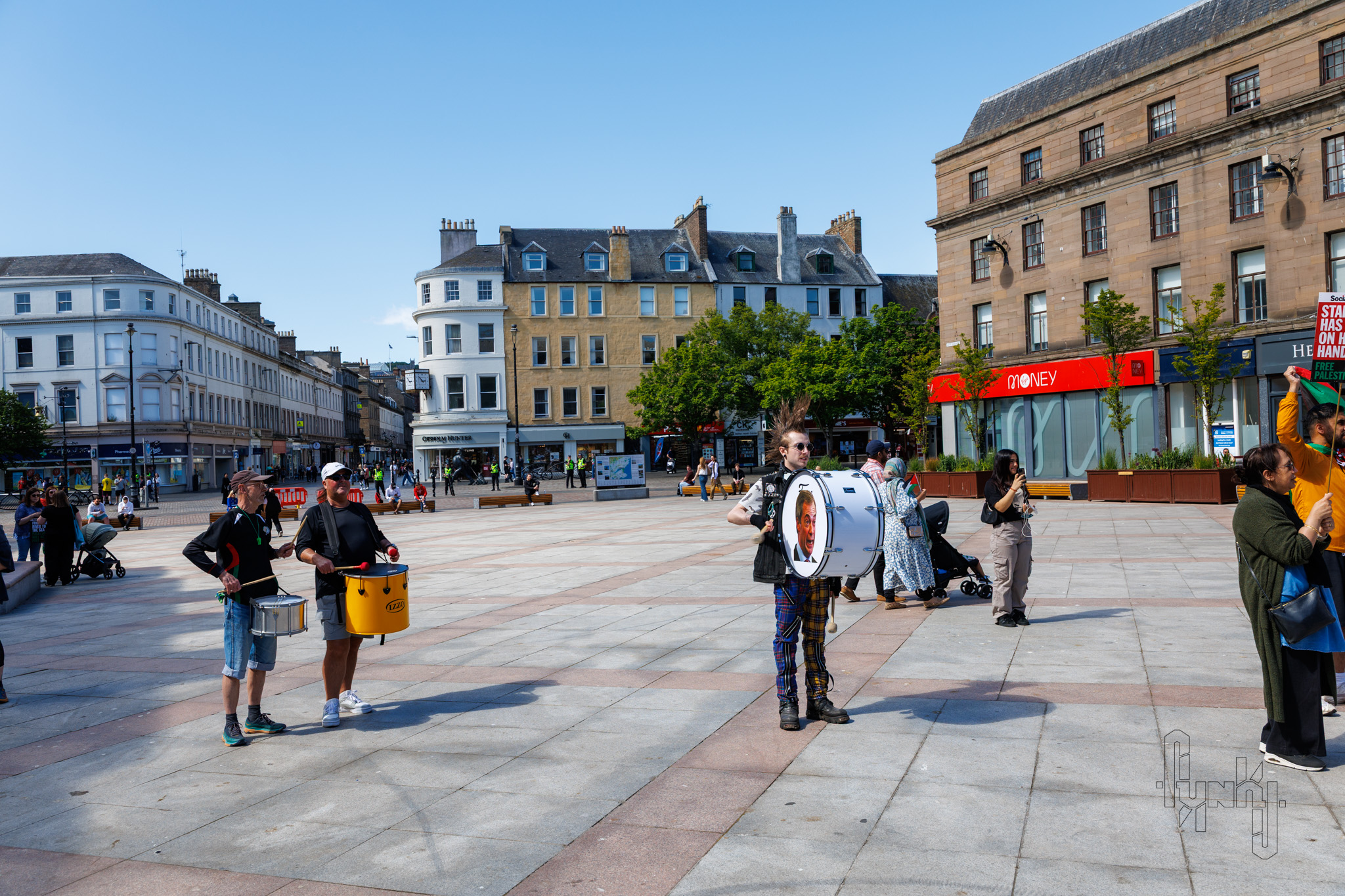 Protest Drummers