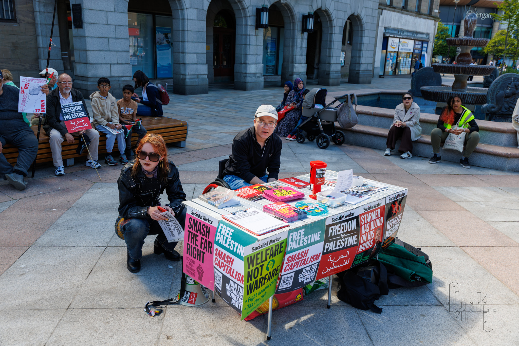 Protest Leaflet Distributors